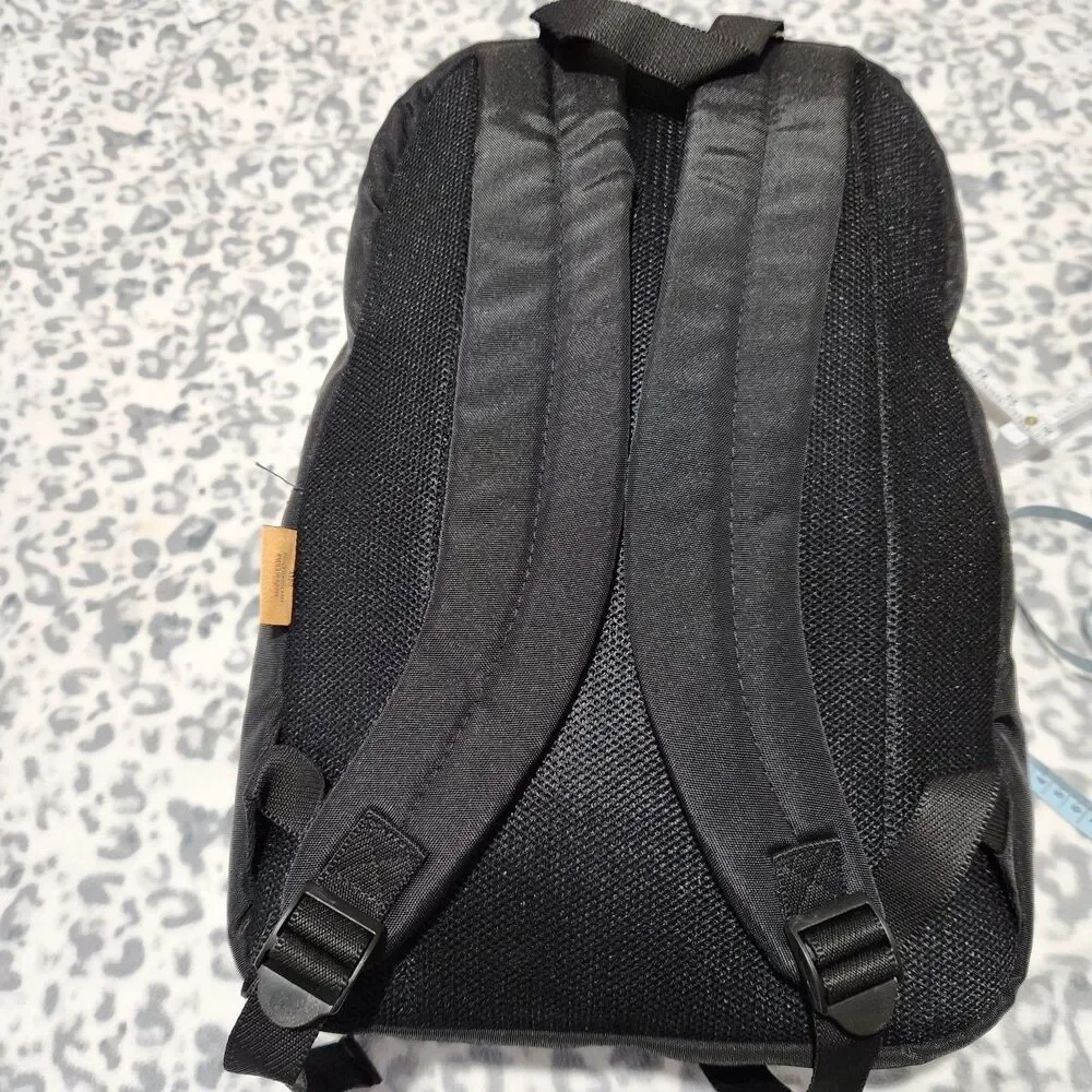Ifly Travel Backpack Black 18x11x5 Durable Fabric And Metallic Hardware.